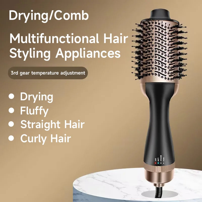 Heating Comb Straightener &amp; Hair Dryer Brush