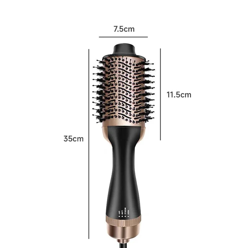 Heating Comb Straightener &amp; Hair Dryer Brush