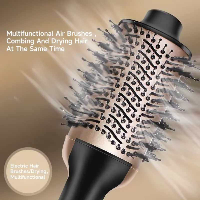 Heating Comb Straightener &amp; Hair Dryer Brush