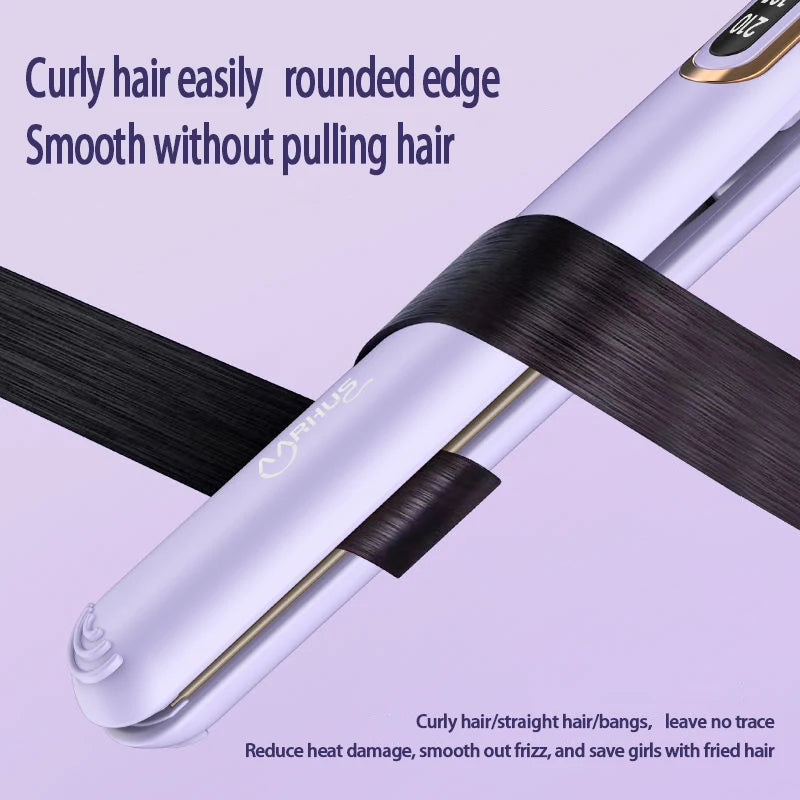 Professional 2-in-1 Hair Straightener &amp; Curling Iron