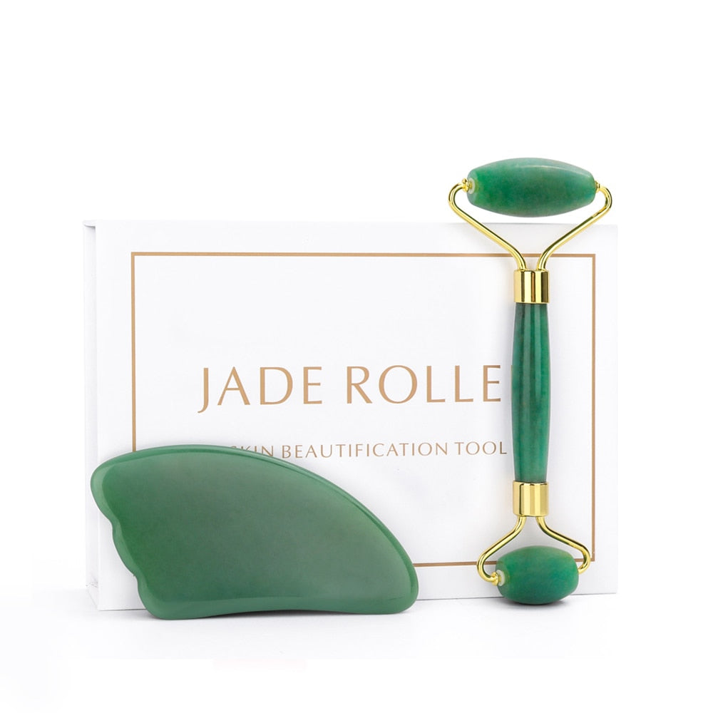 Jade Roller Stone Face Massager